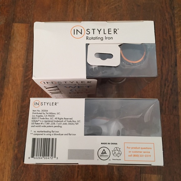 InStyler 1 1/4" White Wet to Dry Rotating Iron - Picture 4 of 7